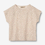 Wheat Main Kurzarm T-Shirt Bette Jersey Tops and T-Shirts 1250 cream flower meadow