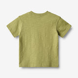Wheat Main  Kurzarm T-Shirt Dines Jersey Tops and T-Shirts 4122 sage