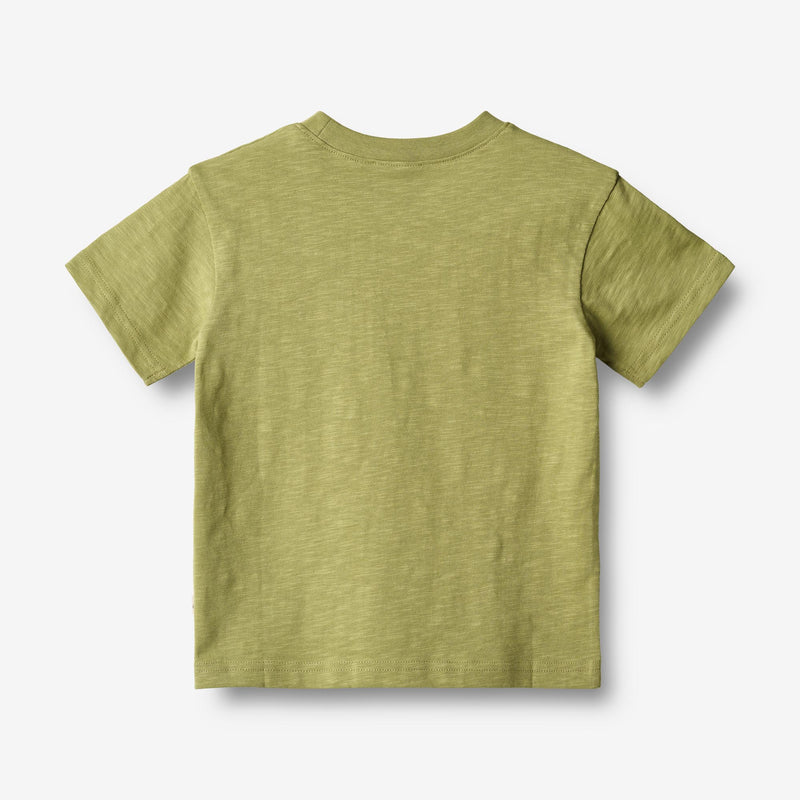 Wheat Main  Kurzarm T-Shirt Dines Jersey Tops and T-Shirts 4122 sage