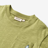 Wheat Main  Kurzarm T-Shirt Dines Jersey Tops and T-Shirts 4122 sage