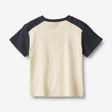 Wheat Main  Kurzarm T-Shirt Laurits Jersey Tops and T-Shirts 1477 shell