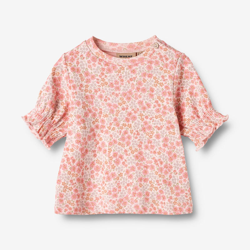 Wheat Main  Kurzarm T-Shirt Norma Jersey Tops and T-Shirts 2475 rose flowers