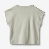 Wheat Main  Kurzarm T-Shirt Signe Jersey Tops and T-Shirts 1475 sea mist