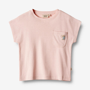 Wheat Main  Kurzarm T-Shirt Signe Jersey Tops and T-Shirts 2281 rose ballet