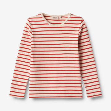Wheat Main  Kurzarm T-Shirt Stig Jersey Tops and T-Shirts 2078 red stripe