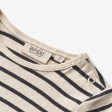 Wheat Main  Kurzarm T-Shirt Stig Jersey Tops and T-Shirts 1433 navy stripe