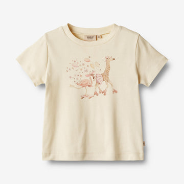 Wheat Main  Kurzarm T-Shirt Tessa Jersey Tops and T-Shirts 1477 shell