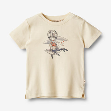 Wheat Main  Kurzarm T-Shirt Tobias Jersey Tops and T-Shirts 1477 shell