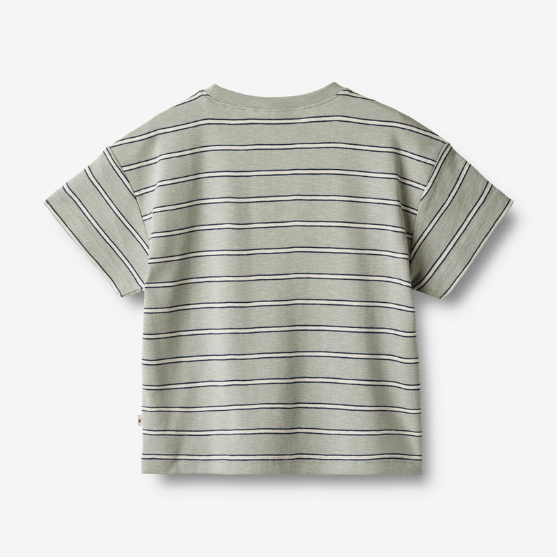 Wheat Main  Kurzarm T-Shirt Tommy Jersey Tops and T-Shirts 1476 sea mist stripe