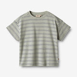 Wheat Main  Kurzarm T-Shirt Tommy Jersey Tops and T-Shirts 1476 sea mist stripe