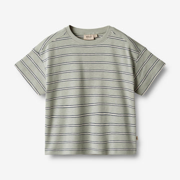 Wheat Main  Kurzarm T-Shirt Tommy Jersey Tops and T-Shirts 1476 sea mist stripe