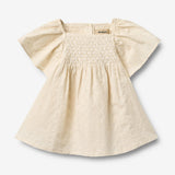Wheat Main Kurzärmeliges Kleid Elva Dress 3129 eggshell