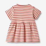 Wheat Main  Kurzärmliges Jersey-Kleid Anna Dresses 2078 red stripe
