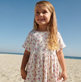 Wheat Main  Kurzärmliges Jersey-Kleid Emilie Dresses 1478 shell flowers