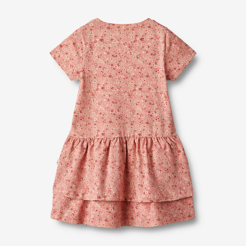 Wheat Main  Kurzärmliges Jersey-Kleid Johanna Dresses 2285 rosette flowers