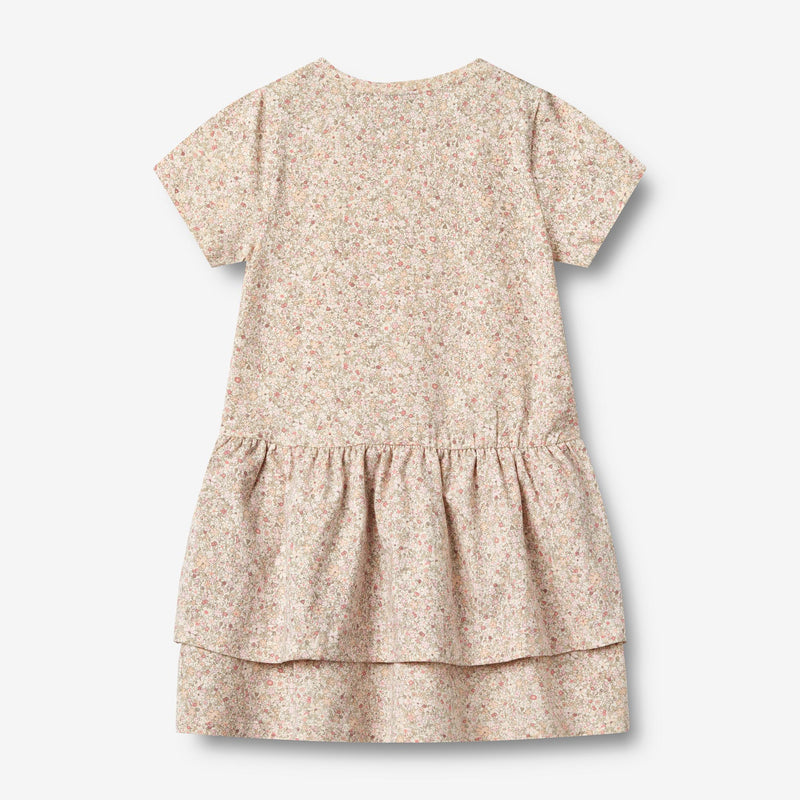 Wheat Main Kurzärmliges Jersey-Kleid Johanna Dresses 1250 cream flower meadow