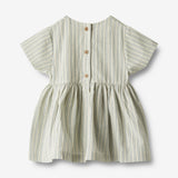 Wheat Main  Kurzärmliges Kleid Esmaralda Dresses 4109 aquablue stripe