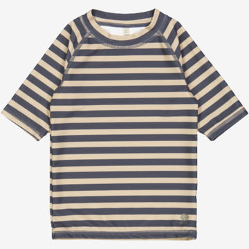 Wheat Main  Kurzärmliges Schwimm T-Shirt Jackie Swimwear 1073 ink stripe
