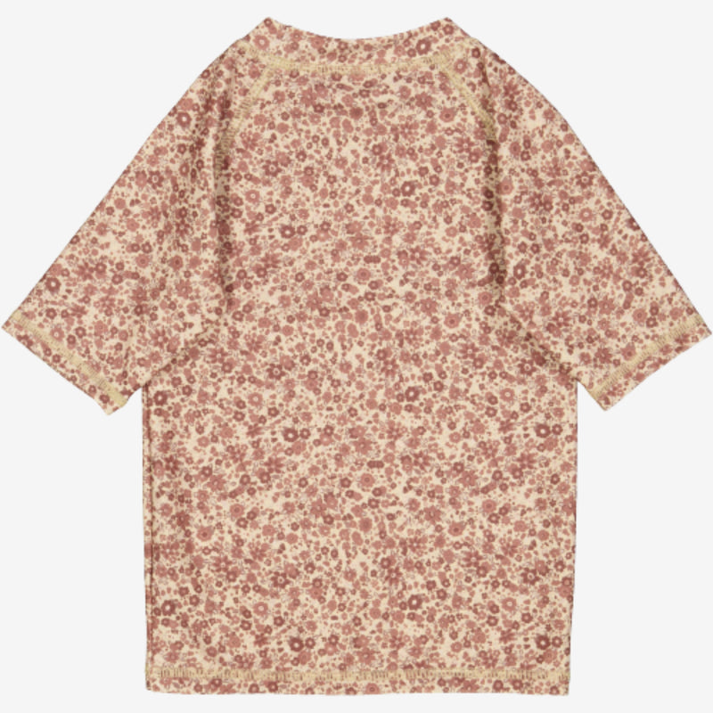 Wheat Kurzärmliges Schwimm T-Shirt Jackie Swimwear 2073 red flower meadow