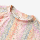 Wheat Main  Kurzärmliges Schwimm T-Shirt Jackie Swimwear 9506 rainbow flowers