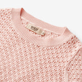 Wheat Main  Kurzärmliges Stickoberteil Alva Knitted Tops 2281 rose ballet