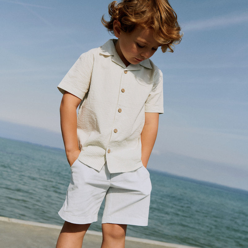 Wheat Main Kurze Elvig Shorts 9429 light blue chambray