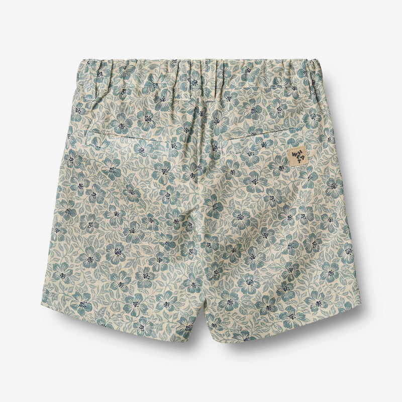 Wheat Main Kurze Hosen Elvig Shorts 9412 aqua hawaii flowers