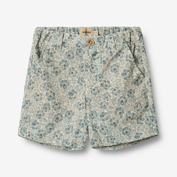 Wheat Main Kurze Hosen Elvig Shorts 9412 aqua hawaii flowers