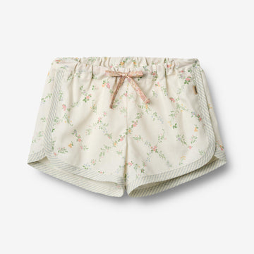 Wheat Main Kurze Hosen Inger Shorts 9426 ivory checked flowers