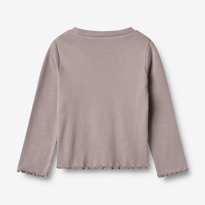 Wheat Main L/S Else T-Shirt Jersey Tops and T-Shirts 9531 dusty purple