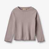 Wheat Main L/S Else T-Shirt Jersey Tops and T-Shirts 9531 dusty purple