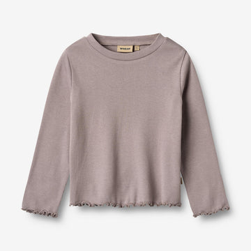 Wheat Main L/S Else T-Shirt Jersey Tops and T-Shirts 9531 dusty purple