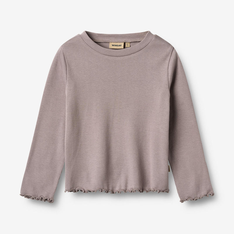 Wheat Main L/S Else T-Shirt Jersey Tops and T-Shirts 9531 dusty purple