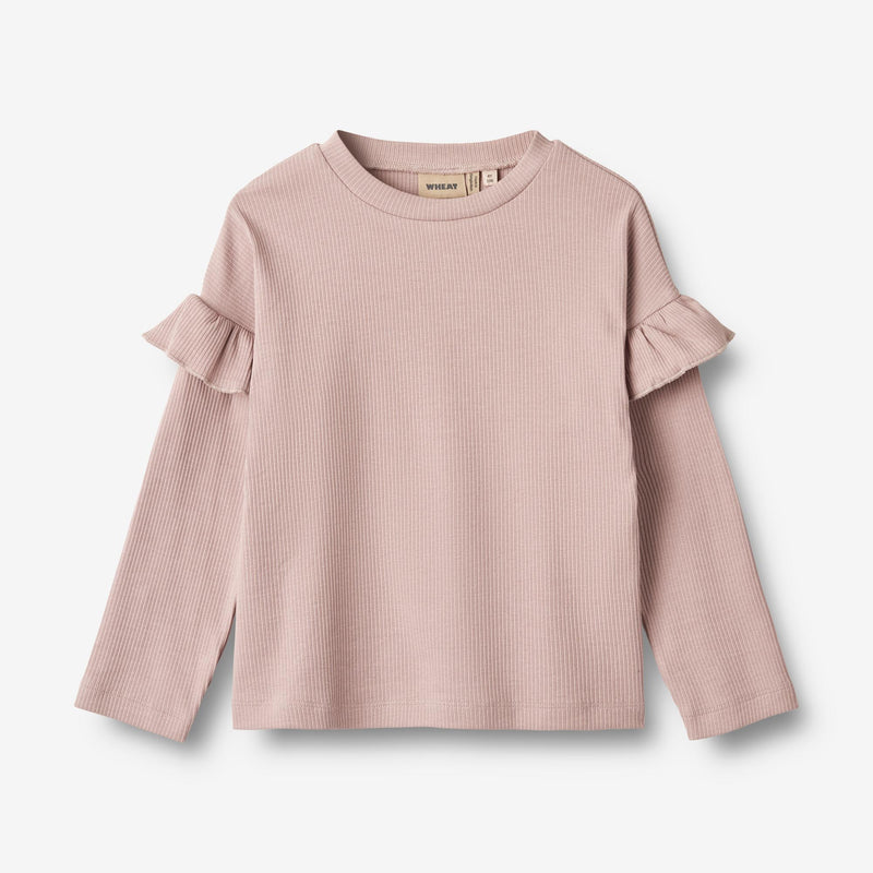 Wheat Main Langarm-T-Shirt Belinda Jersey Tops and T-Shirts 1135 dry rose