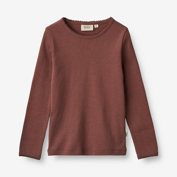 Wheat Main  Langarm-T-Shirt Belis Jersey Tops and T-Shirts 2389 plum rose