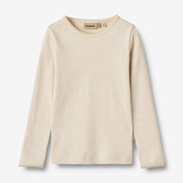 Wheat Main Langarm-T-Shirt Belis Jersey Tops and T-Shirts 3129 eggshell 