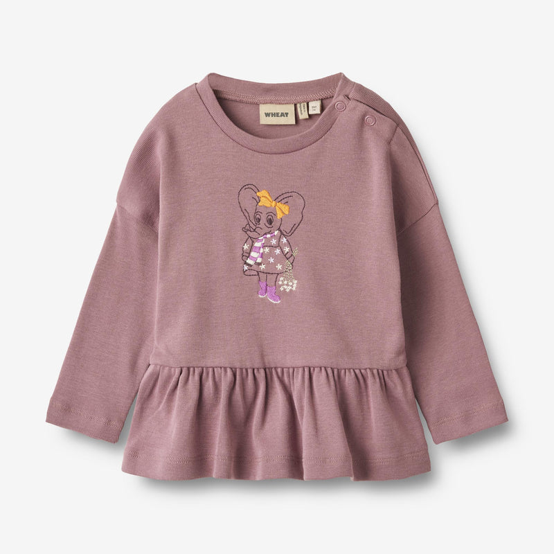 Wheat Main Langarm-T-Shirt Katrine| Baby Jersey Tops and T-Shirts 1308 lavender dawn
