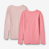 Wheat Main Langarm-T-Shirt Reese Jersey Tops and T-Shirts 2355 pink lilac