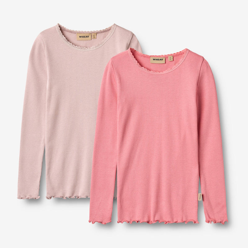 Wheat Main Langarm-T-Shirt Reese Jersey Tops and T-Shirts 2355 pink lilac