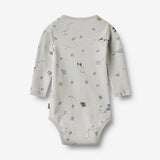 Wheat Main Langarm Babybody Freddie Body 9036 mellow sky kites