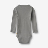 Wheat Main Langarm Babybody Spencer Body 9624 flint