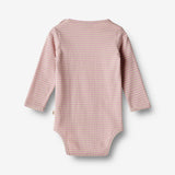 Wheat Main  Langarm Body Berti Underwear/Bodies 2354 pink lilac stripe