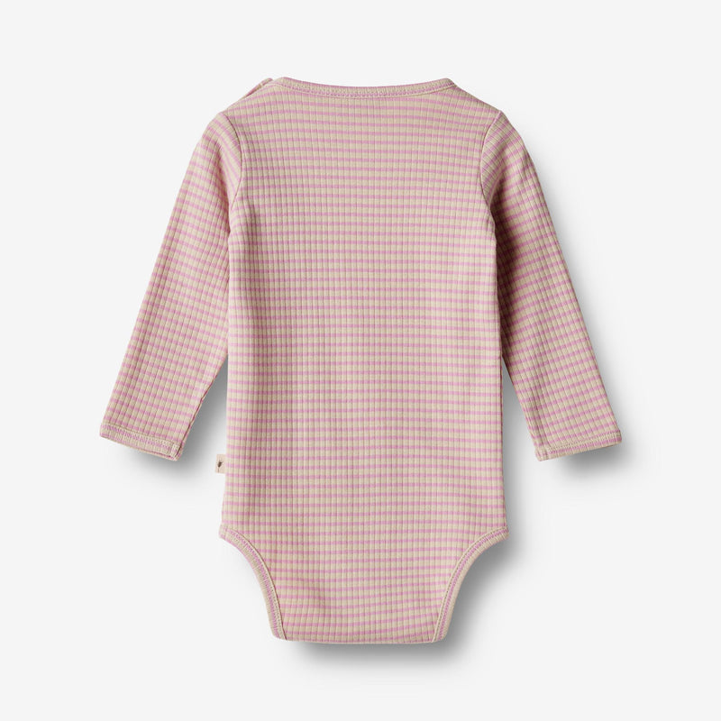 Wheat Main  Langarm Body Berti Underwear/Bodies 2354 pink lilac stripe