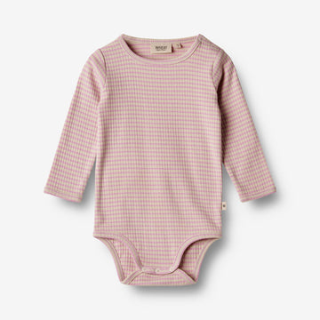 Wheat Main  Langarm Body Berti Underwear/Bodies 2354 pink lilac stripe