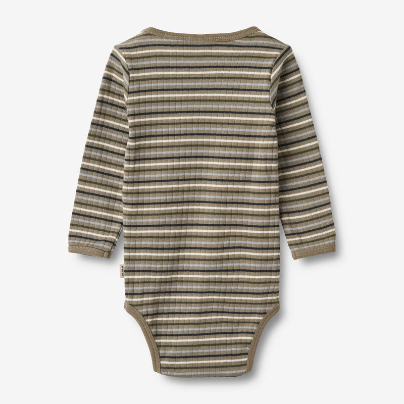 Wheat Main Langarm Body Berti | Baby Underwear/Bodies 0181 multi stripe