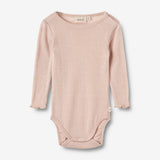 Wheat Wool Langarm Body aus Wolle/Seide Liea Underwear/Bodies 1356 pale lilac
