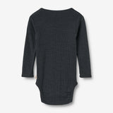 Wheat SMU Langarm Body aus Wolle/Seide Liea Underwear/Bodies 1432 navy