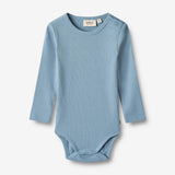 Wheat Main  Langarm Rippen Body Spencer Underwear/Bodies 1043 blue