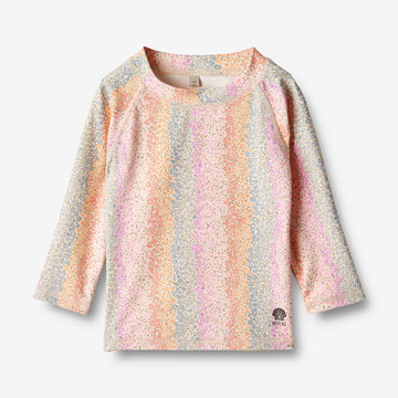 Wheat Main  Langarm Schwimm Shirt Dilan Swimwear 9506 rainbow flowers