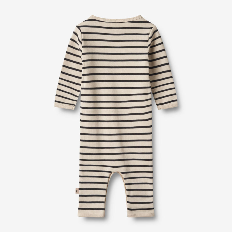 Wheat Main  Langarm Strampler Theis Jumpsuits 1433 navy stripe